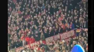 بايرن ميونخ يتعرض لأحداث شغب داخل ملعب أرسنال خلال مواجهة دوري الأبطال 1